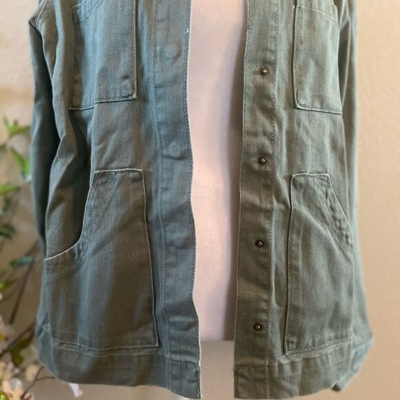 New Universal Thread Army Green Oversize Jacket - Size XS - Picture 3 of 9